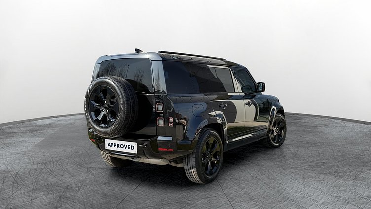 2026 Approved Land Rover Defender 110 Santorini Black D200 mild hybrid dízelmotor X-Dynamic SE