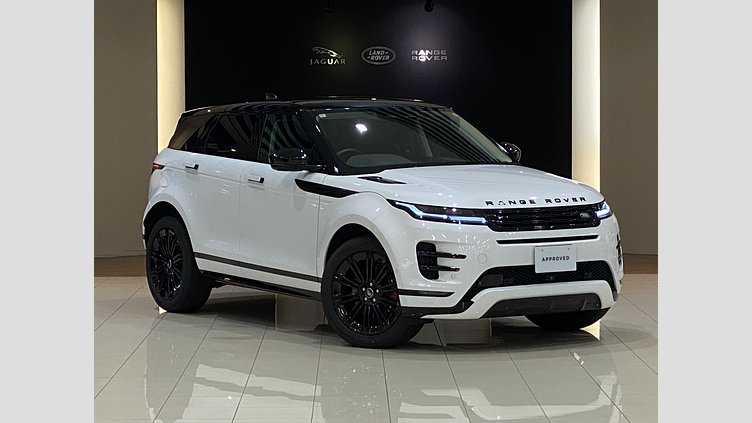 2024 認定中古車 Land Rover Range Rover Evoque オストゥーニパールホワイト D200マイルドハイブリッド（ディーゼル） スタンダードホイールベース DYNAMIC SE