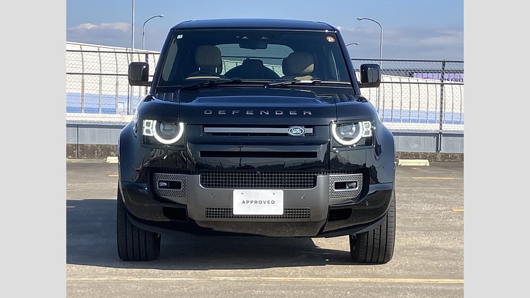 2025 認定中古車 Land Rover Defender 110 サントリーニブラック P525 ガソリン V8