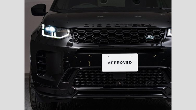 2024 認定中古車 Land Rover Discovery Sport サントリーニブラック D200マイルドハイブリッド（ディーゼル） 標準ホイール DYNAMIC SE