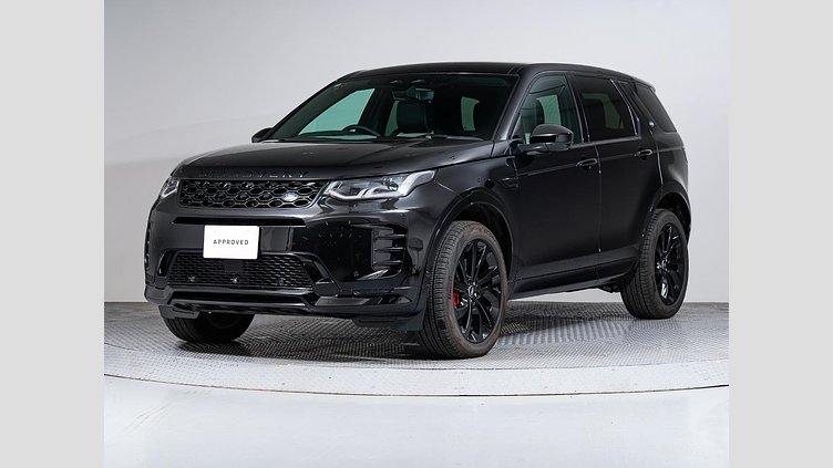 2024 認定中古車 Land Rover Discovery Sport サントリーニブラック D200マイルドハイブリッド（ディーゼル） 標準ホイール DYNAMIC SE