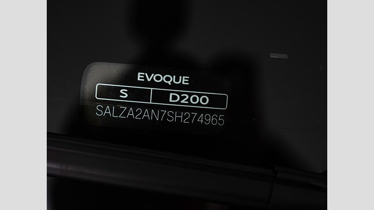 2024 認定中古車 Land Rover Range Rover Evoque サントリーニブラック D200マイルドハイブリッド（ディーゼル） Standard Wheelbase S