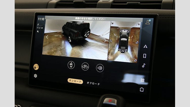 2024 認定中古車 Land Rover Defender 110 フジホワイト D350 ディーゼルマイルドハイブリッド X-Dynamic HSE