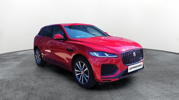2022 Approved Jaguar F-Pace Firenze Red P250 AWD AUTO R-DYNAMIC SE