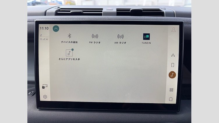 2022 認定中古車 Land Rover Defender 90 サントリーニブラック P300 AWD（AT） SE