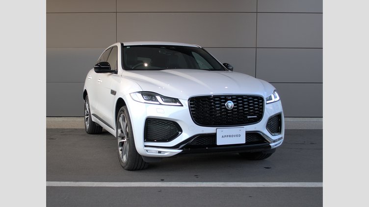 2024 認定中古車 Jaguar F-Pace オストゥーニパールホワイト P400e ガソリン プラグインハイブリッド R-DYNAMIC SE