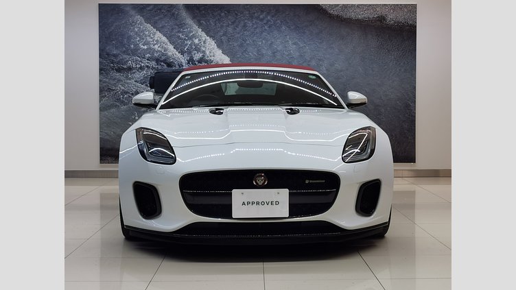 2018 認定中古車 Jaguar F-Type Fuji White 2.0 litre i4P Petrol Rダイナミック2.0L P300