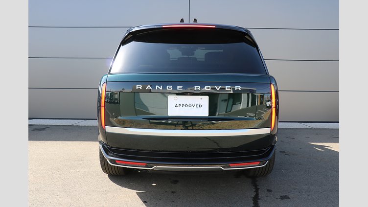 2025 認定中古車 Land Rover Range Rover ブリティッシュレーシンググリーン D350 AWD MHEV（AT） スタンダードホイールベース Autobiography