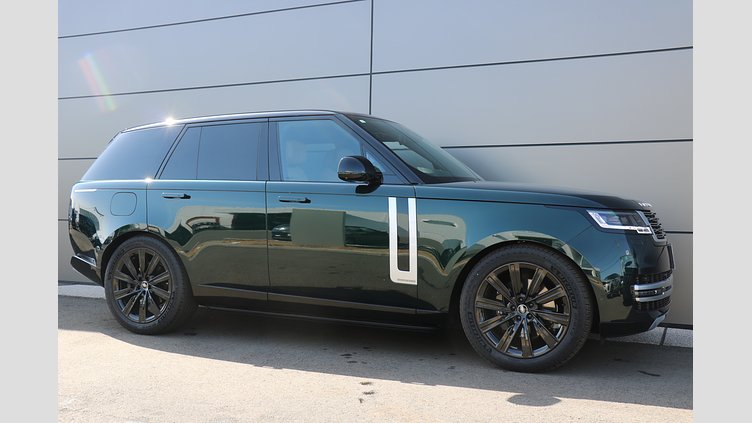 2025 認定中古車 Land Rover Range Rover ブリティッシュレーシンググリーン D350 AWD MHEV（AT） スタンダードホイールベース Autobiography