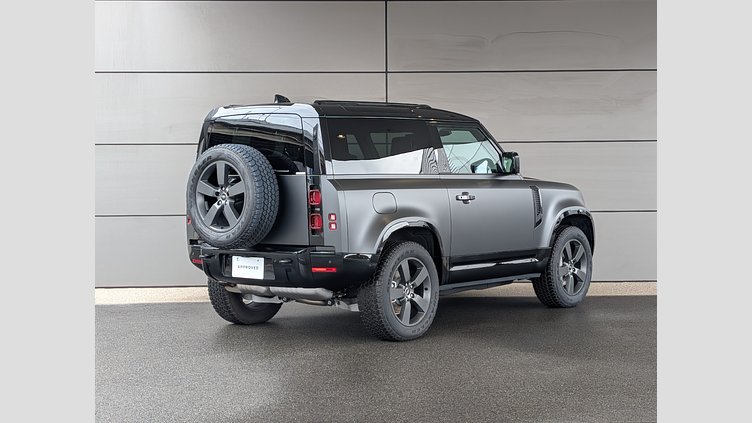 2025 認定中古車 Land Rover Defender 90 カルパチアングレイ D350 ディーゼルマイルドハイブリッド X-Dynamic HSE