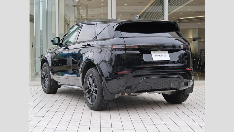 2024 認定中古車 Land Rover Range Rover Evoque サントリーニブラック D200マイルドハイブリッド（ディーゼル） Standard Wheelbase DYNAMIC SE