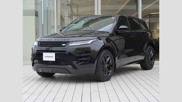 2024 認定中古車 Land Rover Range Rover Evoque サントリーニブラック D200マイルドハイブリッド（ディーゼル） Standard Wheelbase DYNAMIC SE