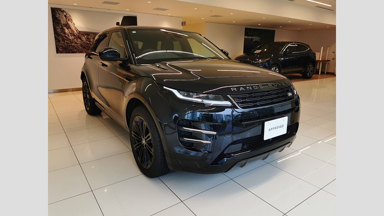 2024 認定中古車 Land Rover Range Rover Evoque サントリーニブラック プラグインハイブリッド（ガソリン） Standard Wheelbase DYNAMIC HSE