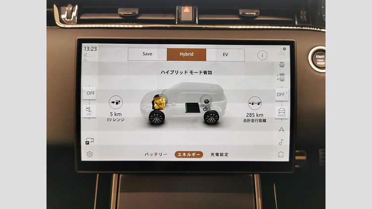 2024 認定中古車 Land Rover Range Rover Evoque サントリーニブラック プラグインハイブリッド（ガソリン） Standard Wheelbase DYNAMIC HSE