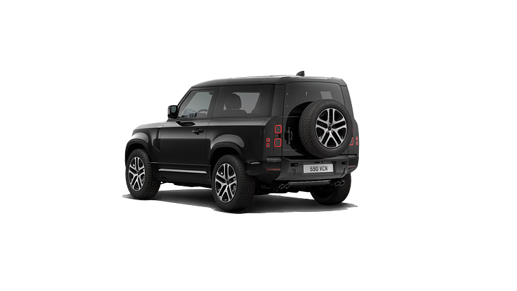 2026 New Land Rover Defender 90 Santorini Black P425 AWD SUPERCHARGED 90 X-Dynamic SE