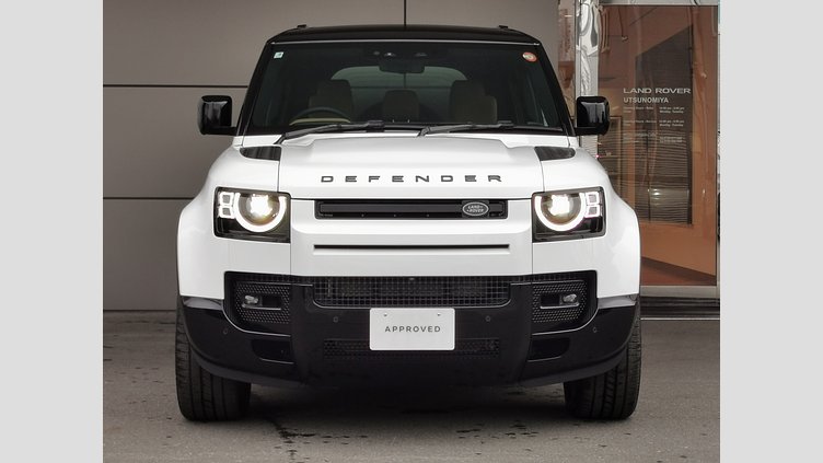 2025 認定中古車 Land Rover Defender 110 フジホワイト D350 ディーゼルマイルドハイブリッド X-Dynamic HSE