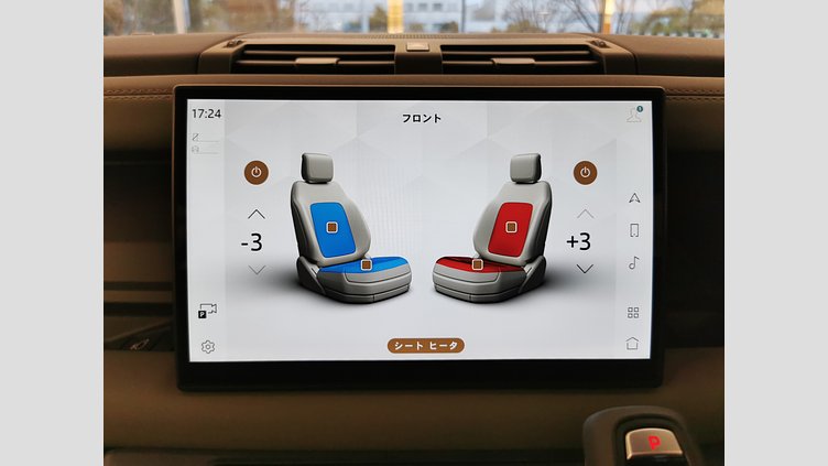 2025 認定中古車 Land Rover Defender 110 シリコンシルバー D350 ディーゼルマイルドハイブリッド X-Dynamic HSE