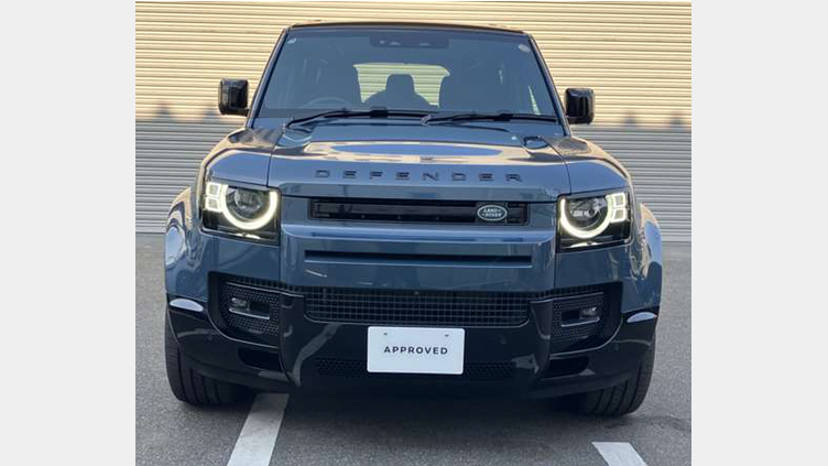 2025 認定中古車 Land Rover Defender 110 タスマンブルー D350 ディーゼルマイルドハイブリッド X-Dynamic HSE