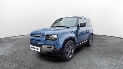 2025 Approved  Defender 90 Tasman Blue D300 Diesel MHEV X-Dynamic HSE