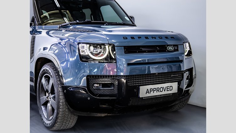 2023 Approved Land Rover Defender 110 Tasman Blue AWS 110 D300 HSE X-Dynamic