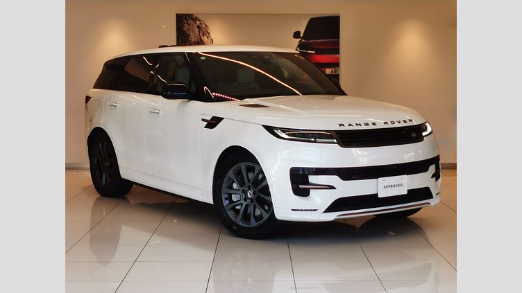 2025 認定中古車 Land Rover Range Rover Sport オストゥーニパールホワイト P550eプラグインハイブリッド（ガソリン） スタンダードホイールベース Dynamic SE