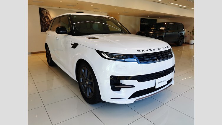 2025 認定中古車 Land Rover Range Rover Sport オストゥーニパールホワイト P550eプラグインハイブリッド（ガソリン） スタンダードホイールベース Dynamic SE