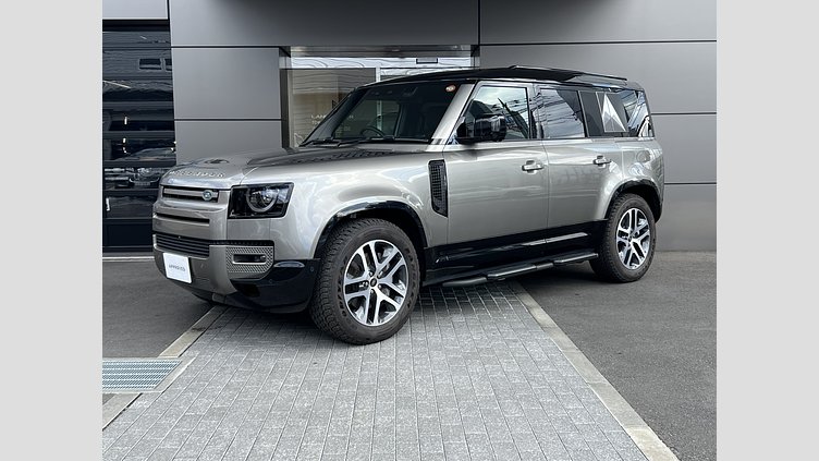 2024 認定中古車 Land Rover Defender 110 シリコンシルバー D350 ディーゼルマイルドハイブリッド X-DYNAMIC SE D350 HAKUBA EDITION AWD（AT）