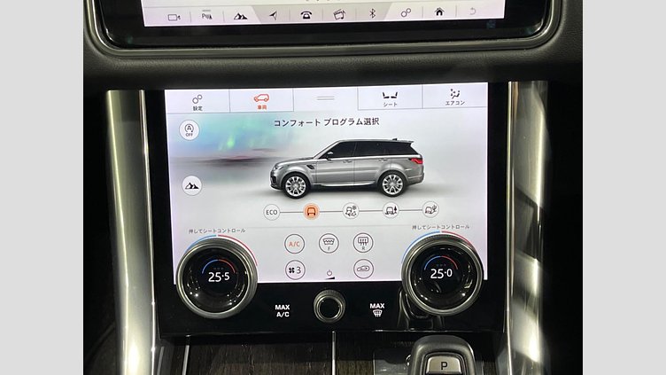 2019 認定中古車 Land Rover Range Rover Sport サントリーニブラック 3.0リッターTDV6ディーゼル（258 PS） HSE