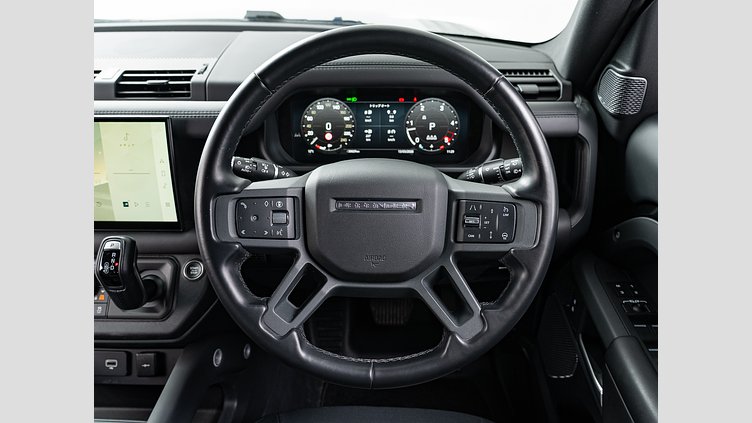 2023 認定中古車 Land Rover Defender 110 サントリーニブラック D300 AWD（AT） X-DYNAMIC HSE D300 エアサス 5人乗り