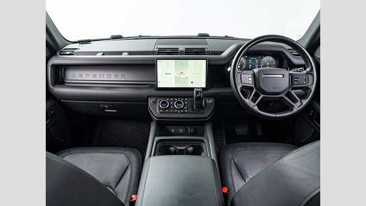 2023 認定中古車 Land Rover Defender 110 サントリーニブラック D300 AWD（AT） X-DYNAMIC HSE D300 エアサス 5人乗り