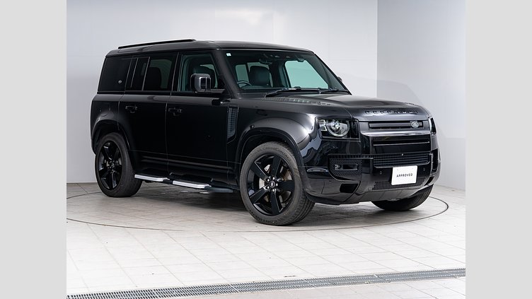 2023 認定中古車 Land Rover Defender 110 サントリーニブラック D300 AWD（AT） X-DYNAMIC HSE D300 エアサス 5人乗り