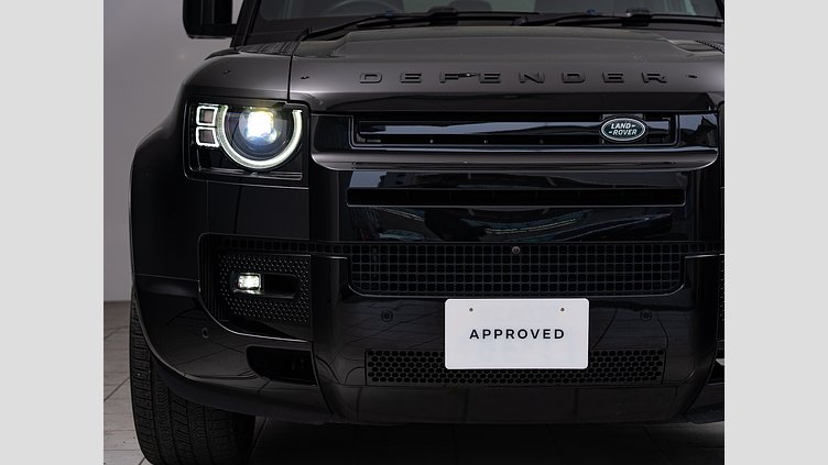 2023 認定中古車 Land Rover Defender 110 サントリーニブラック D300 AWD（AT） X-DYNAMIC HSE D300 エアサス 5人乗り