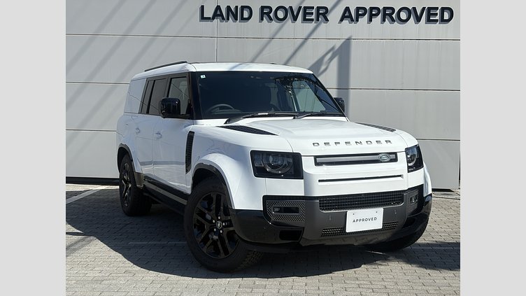 2025 認定中古車 Land Rover Defender 130 フジホワイト D350 ディーゼルマイルドハイブリッド Outbound