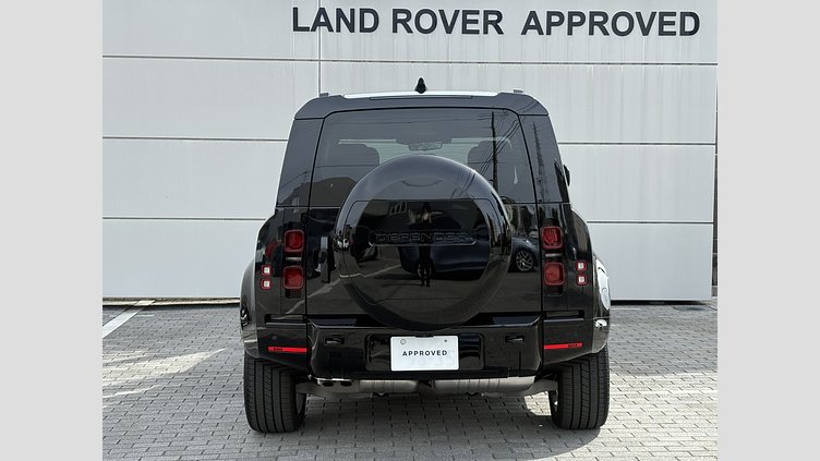 2025 認定中古車 Land Rover Defender 110 サントリーニブラック D350 ディーゼルマイルドハイブリッド X-Dynamic HSE