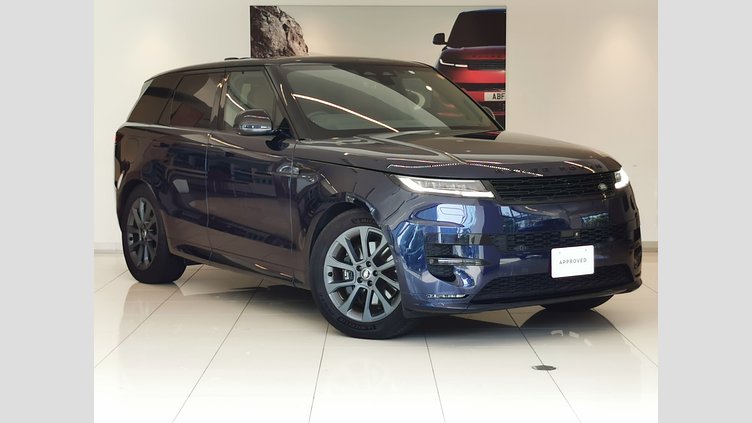 2023 認定中古車 Land Rover Range Rover Sport ポルトフィーノブルー 3.0リッター6気筒300PSターボチャージドディーゼルMHEV（オートマチック） DYNAMIC SE