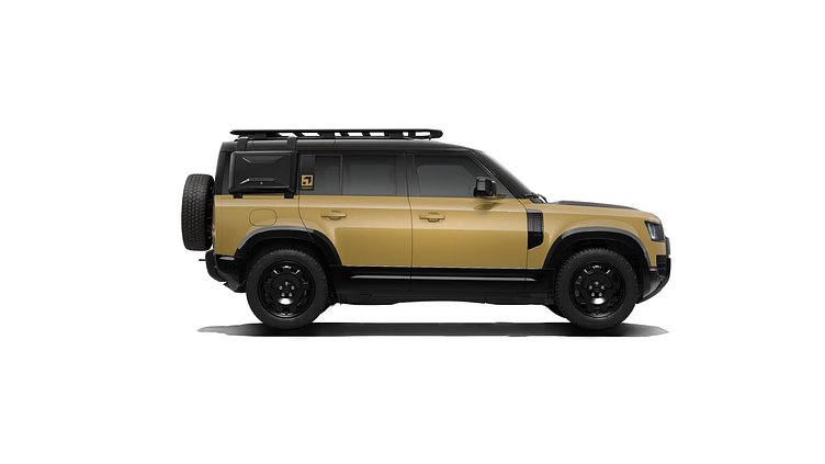 2026 New Land Rover Defender 110 Deep Sandglow Yellow D350 Diesel Mild Hybrid Trophy Edition in Deep Sandglow Yellow