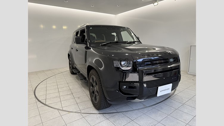2022 認定中古車 Land Rover Defender 110 サントリーニブラック D300 AWD（AT） X-DYNAMIC HSE D300 エアサスペンション