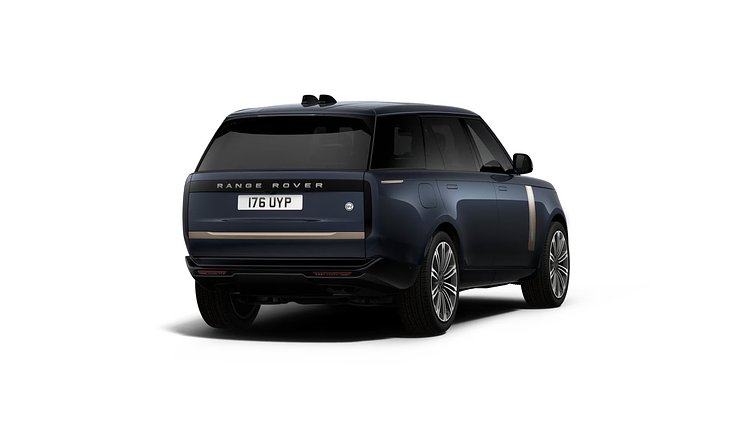 2026 New Land Rover Range Rover Constellation Blue in Gloss finish P615 Petrol Mild Hybrid Long Wheelbase SV