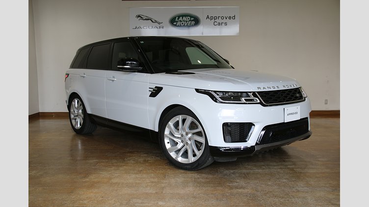 2020 認定中古車 Land Rover Range Rover Sport ユーロンホワイト 3.0リッターTDV6ディーゼル（258 PS） HSE