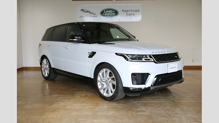 2020 認定中古車 Land Rover Range Rover Sport ユーロンホワイト 3.0リッターTDV6ディーゼル（258 PS） HSE