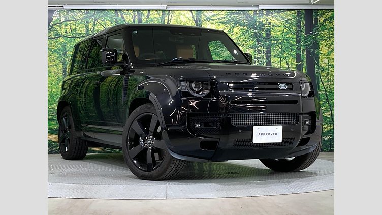 2024 認定中古車 Land Rover Defender 110 サントリーニブラック P525 AWD (AT) V8