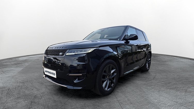 2025 Approved Land Rover Range Rover Sport Czarny Santorini Black D300 Diesel MHEV Standard Wheelbase Dynamic HSE