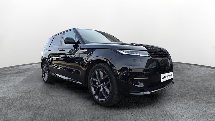 2025 Approved Land Rover Range Rover Sport Czarny Santorini Black D300 Diesel MHEV Standard Wheelbase Dynamic HSE