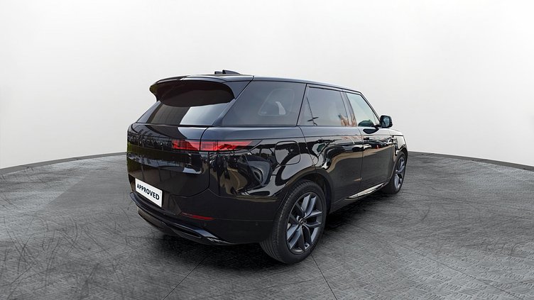 2025 Approved Land Rover Range Rover Sport Czarny Santorini Black D300 Diesel MHEV Standard Wheelbase Dynamic HSE