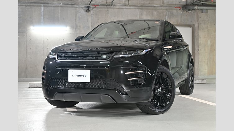 2024 認定中古車 Land Rover Range Rover Evoque サントリーニブラック プラグインハイブリッド（ガソリン） Standard Wheelbase DYNAMIC HSE