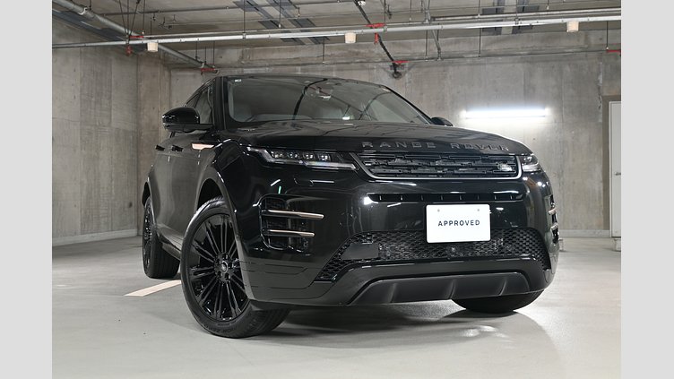 2024 認定中古車 Land Rover Range Rover Evoque サントリーニブラック プラグインハイブリッド（ガソリン） Standard Wheelbase DYNAMIC HSE