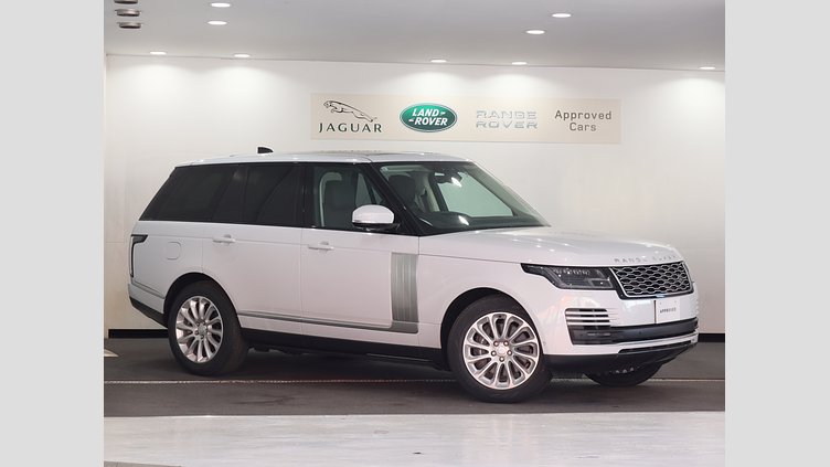 2021 認定中古車 Land Rover Range Rover ユーロンホワイト P400e 2.0リッターSi4 404PS プラグインハイブリッド （PHEV） スタンダードホイールベース VOGUE