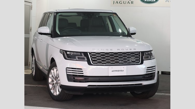 2021 認定中古車 Land Rover Range Rover ユーロンホワイト P400e 2.0リッターSi4 404PS プラグインハイブリッド （PHEV） スタンダードホイールベース VOGUE