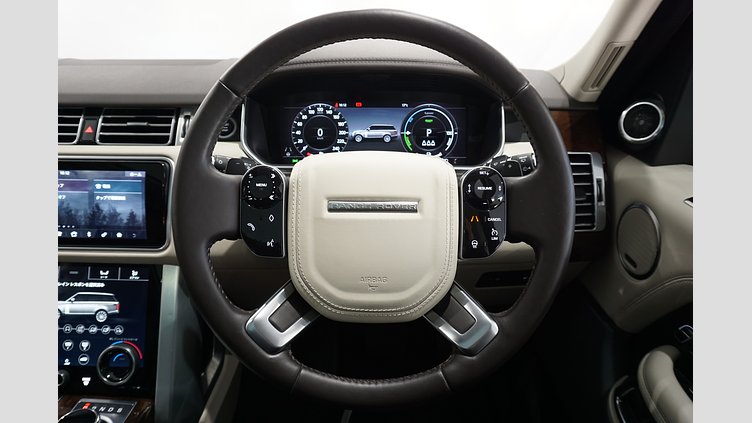 2021 認定中古車 Land Rover Range Rover ユーロンホワイト P400e 2.0リッターSi4 404PS プラグインハイブリッド （PHEV） スタンダードホイールベース VOGUE