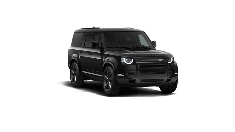 2025 Nowy Land Rover Defender 130 Santorini Black - lakier metalik All Wheel Drive Outbound 130